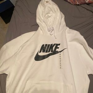 White nike hoodie